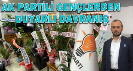 AK PARTİLİ GENÇLERDEN DUYARLI DAVRANIŞ