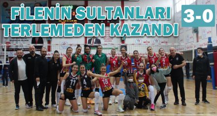 FİLENİN SULTANLARI TERLEMEDEN KAZANDI