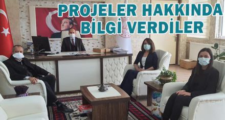 PROJELER HAKKINDA BİLGİ VERDİLER