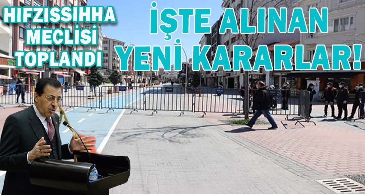 HIFZISSIHHA MECLİSİ TOPLANDI