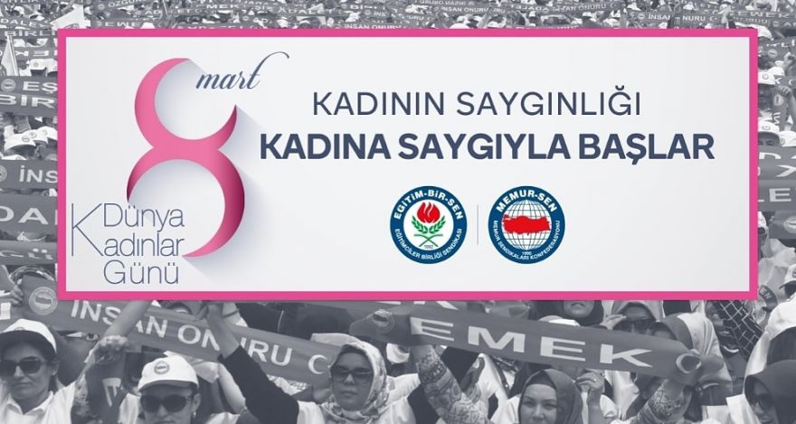 KADININ SAYGINLIĞI KADINA SAYGIYLA BAŞLAR