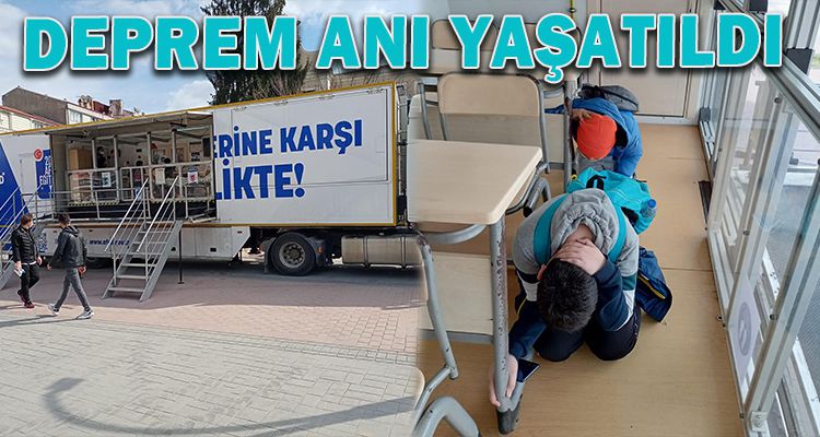DEPREM ANI YAŞATILDI