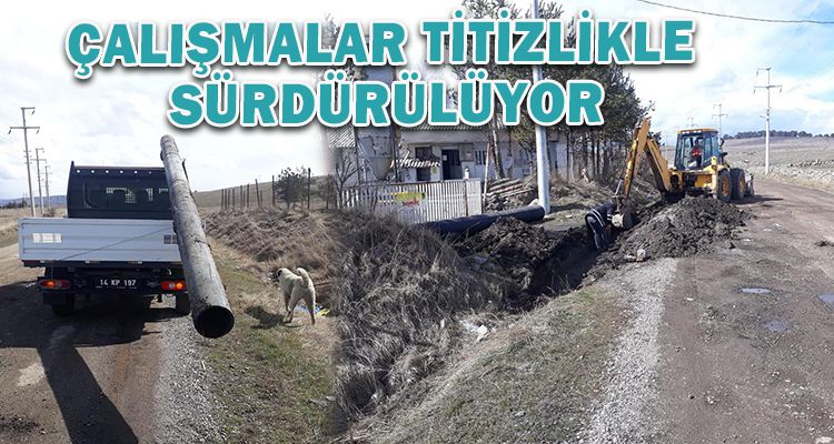 ÇALIŞMALAR TİTİZLİKLE SÜRDÜRÜLÜYOR