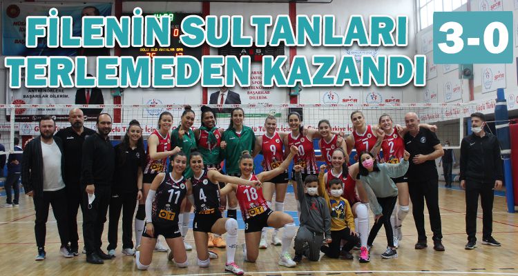 FİLENİN SULTANLARI TERLEMEDEN KAZANDI