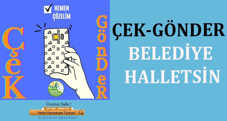 ÇEK-GÖNDER BELEDİYE HALLETSİN