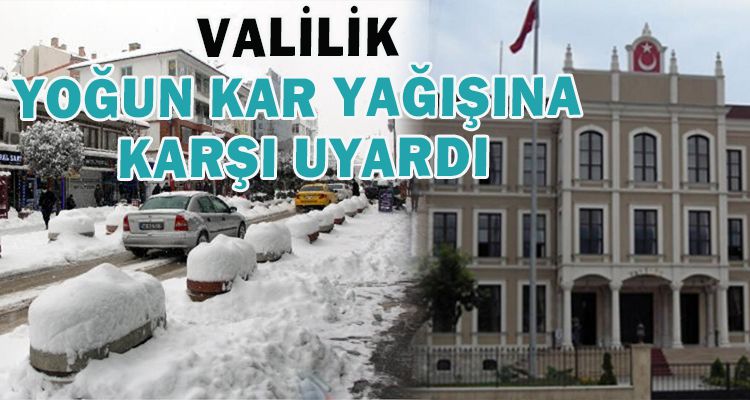 VALİLİK VATANDAŞLARI UYARDI