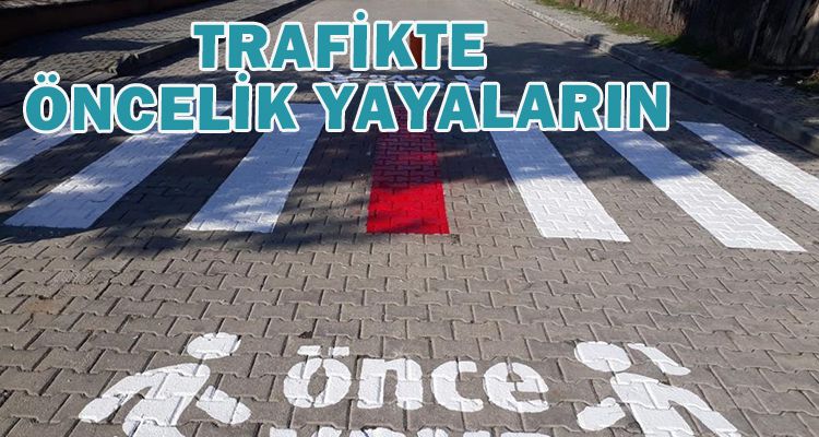 TRAFİKTE ÖNCELİK YAYALARIN