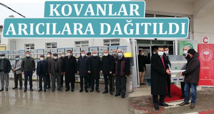 KOVANLAR ARICILARA DAĞITILDI