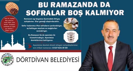 BU RAMAZANDA DA SAHUR VE İFTAR SOFRALARI BOŞ KALMIYOR