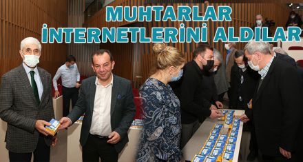 MUHTARLAR İNTERNETLERİNİ ALDILAR