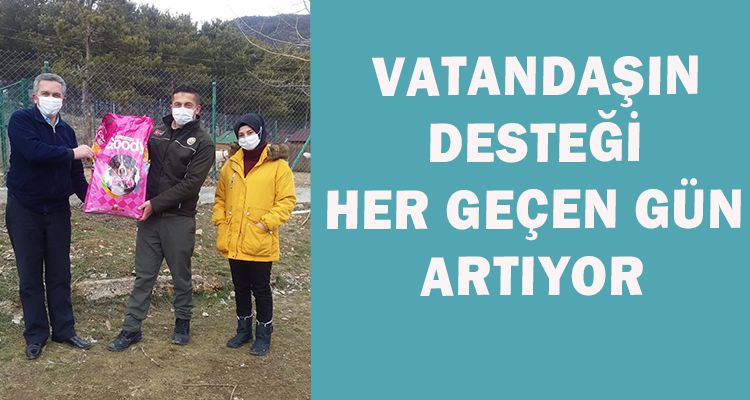 VATANDAŞIN DESTEĞİ HER GEÇEN GÜN ARTIYOR