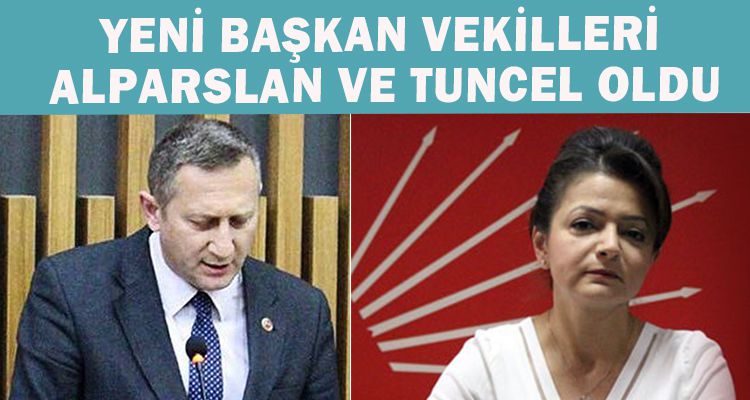 YENİ BAŞKAN VEKİLLERİ ALPARSLAN VE TUNCEL OLDU