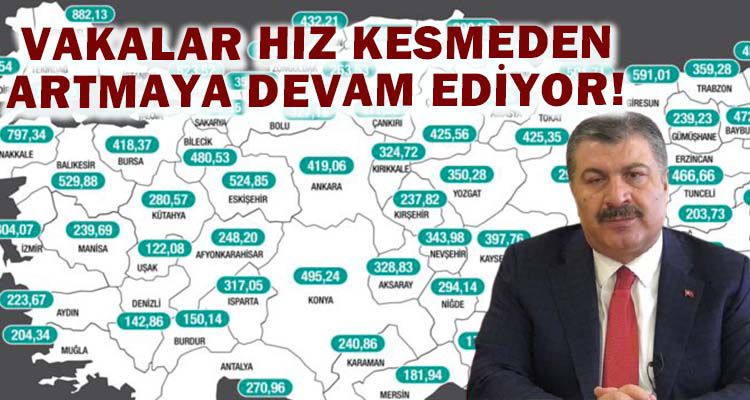 VAKALAR ARTMAYA DEVAM EDİYOR