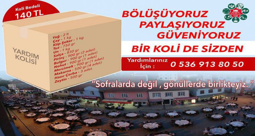 BELEDİYEDEN DAYANIŞMA ÇAĞRISI