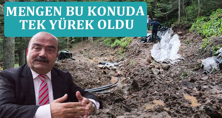 MENGEN BU KONUDA TEK YÜREK OLDU