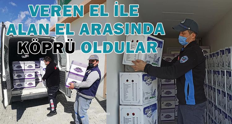 VEREN EL İLE ALAN EL ARASINDA KÖPRÜ OLDULAR