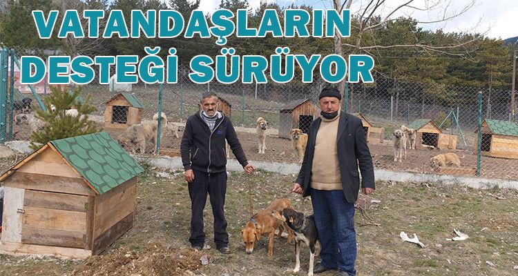 VATANDAŞLARIN DESTEĞİ SÜRÜYOR