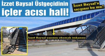 Üstgeçidin bu hali ismine yakışıyor mu?