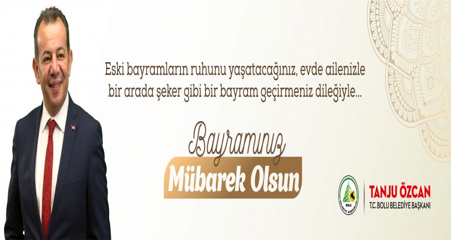 BOLU BELEDİYE BAŞKANI TANJU ÖZCAN