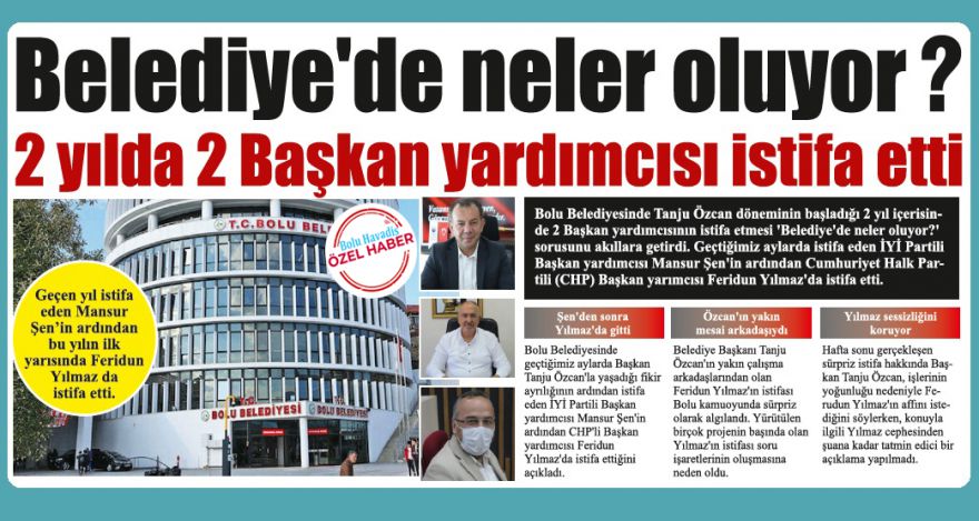 2 yılda 2 Başkan yardımcısı istifa etti