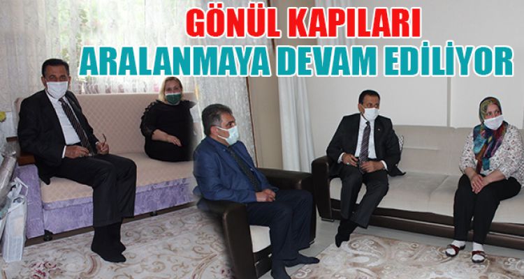 GÖNÜL KAPILARI ARALANMAYA DEVAM EDİLİYOR