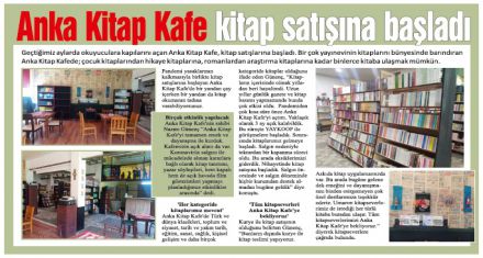 Anka Kitap Kafe kitap satışına başladı