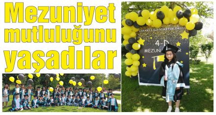 Mezuniyet mutluluğunu yaşadılar