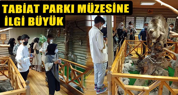 ZİYARETÇİLER TABİAT PARKI'NDA MİSAFİR EDİLDİ