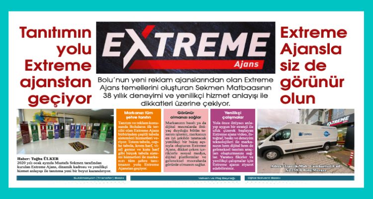 Tanıtımın yolu Extreme Ajanstan geçiyor