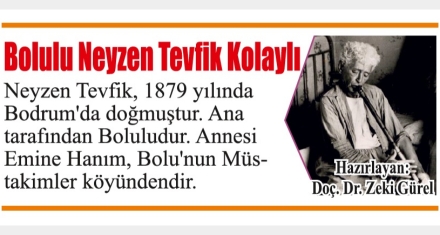 Bolulu Neyzen Tevfik Kolaylı 
