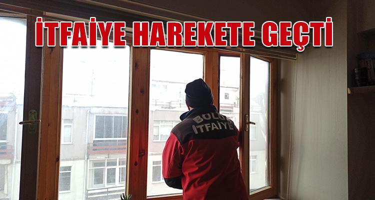 BUZ SARKITLARI İTFAİYE EKİPLERİ TARAFINDAN TEMİZLENDİ
