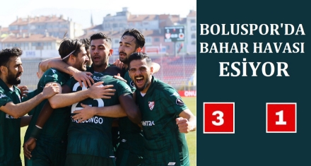 BOLUSPOR'DA BAHAR HAVASI 3-1