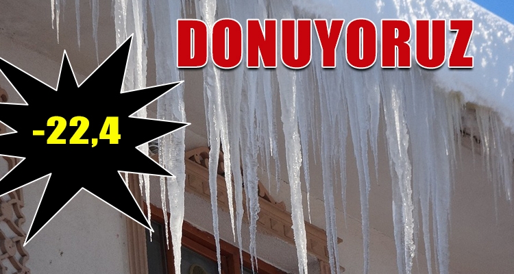 EN SOĞUK İL YİNE BOLU OLDU