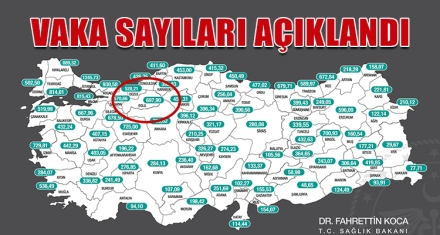 VAKA SAYILARI AÇIKLANDI