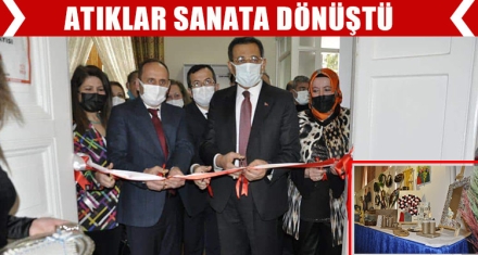 ATIKLAR SANATA DÖNÜŞTÜ