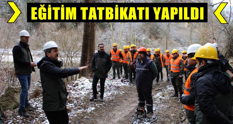 EĞİTİM TATBİKATI YAPILDI