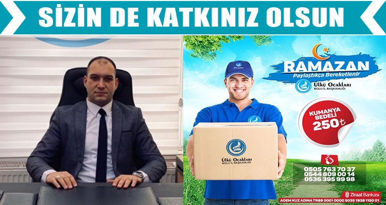 SİZİN DE KATKINIZ OLSUN