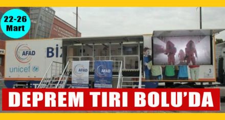 DEPREM TIRI BOLU'DA