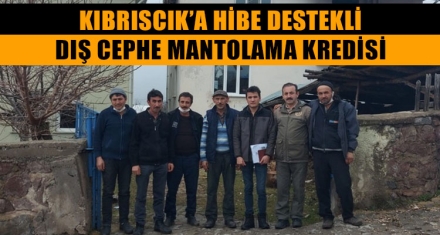 KIBRISCIK'A HİBE DESTEKLİ DIŞ CEPHE MANTOLAMA KREDİSİ