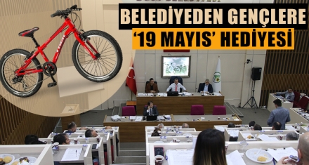 BELEDİYEDEN GENÇLERE 19 MAYIS HEDİYESİ