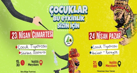 BOLU BELEDİYESİ'NDEN ÇOCUKLARA ÖZEL TİYATRO