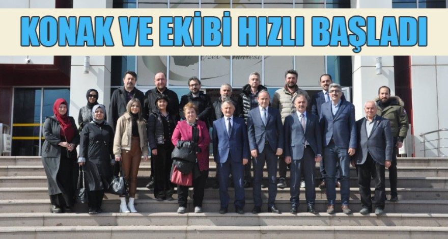KONAK VE EKİBİ HIZLI BAŞLADI