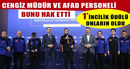 CENGİZ MÜDÜR VE AFAD PERSONELİ BUNU HAK ETTİ
