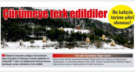 Turizme ne zaman kazandırılacaklar?