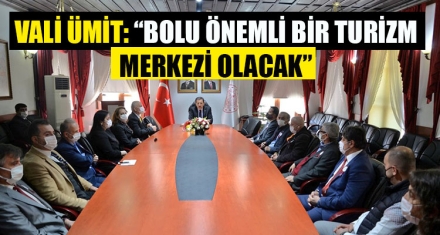 VALİ ÜMİT'E TURİZM HAFTASI ZİYARETİ 