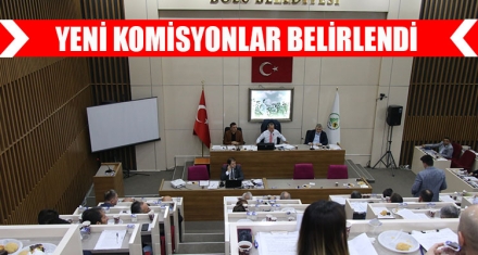 YENİ KOMİSYONLAR BELİRLENDİ