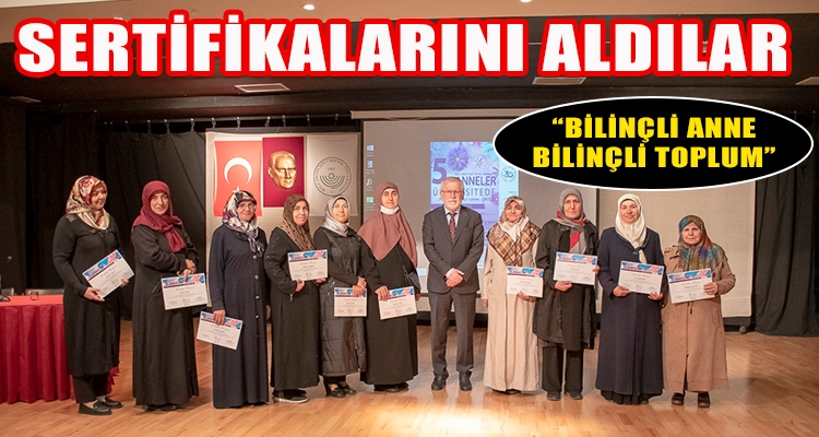 SERTİFİKALARINI ALDILAR