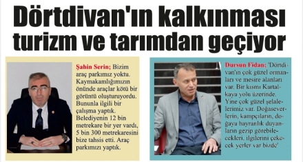 Dörtdivan için çalışıyorlar