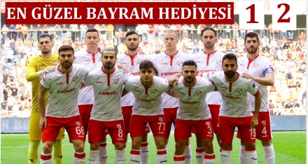 EN GÜZEL BAYRAM HEDİYESİ BOLUSPOR'DAN 1-2