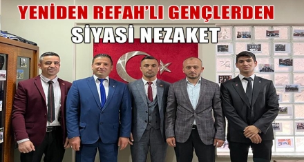 YENİDEN REFAH'LI GENÇLERDEN SİYASİ NEZAKET 